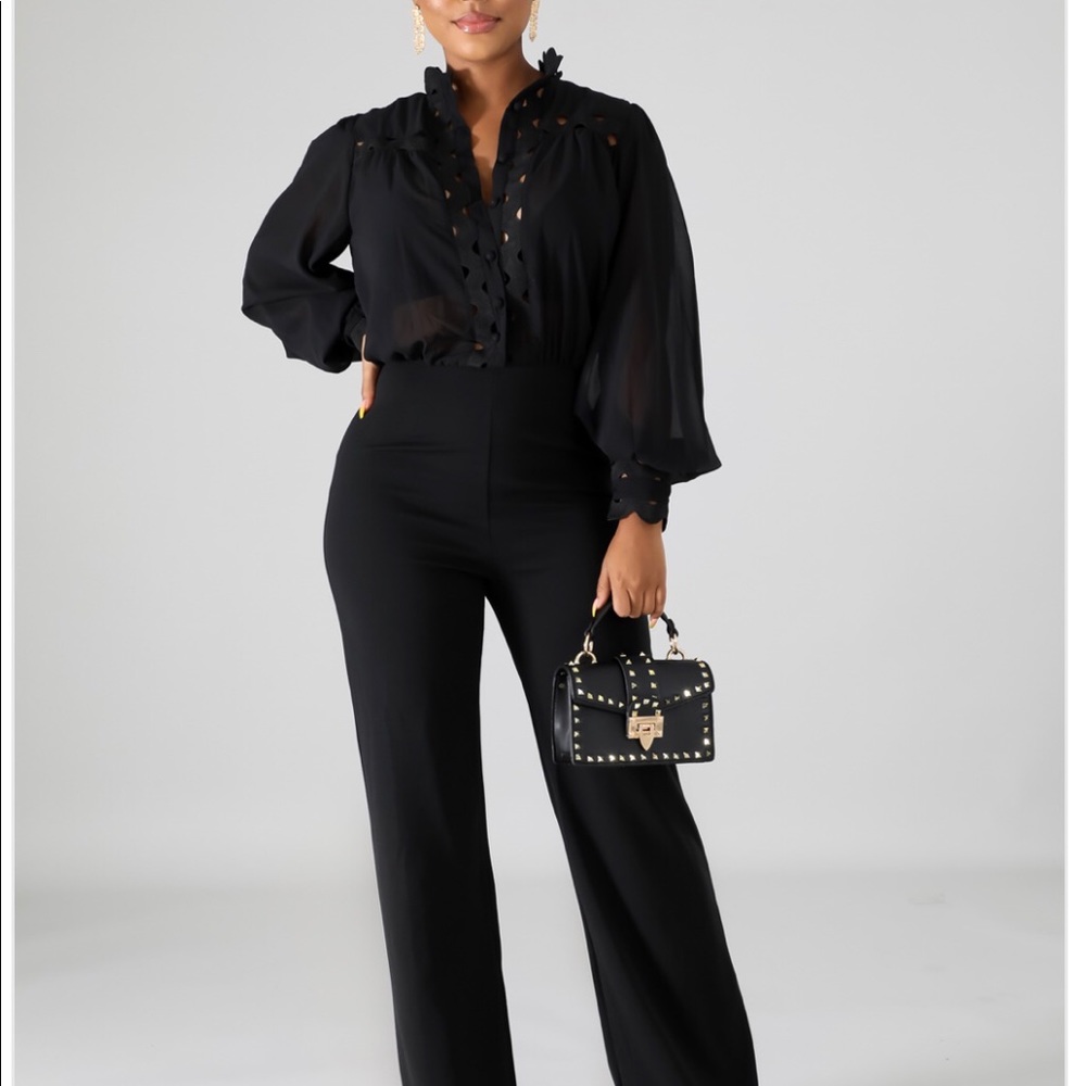 Elegance sheer jumpsuit